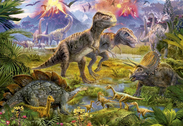 Puzzle Encuentro de dinosaurios - Banbury Arte